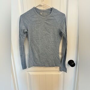 Figs Salta Seamless Longsleeve Underscrub, xs, light blue